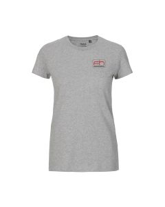 Bio T-Shirt - sport grau - Damen